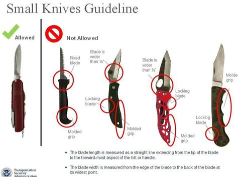 can you carry knives through tsa.